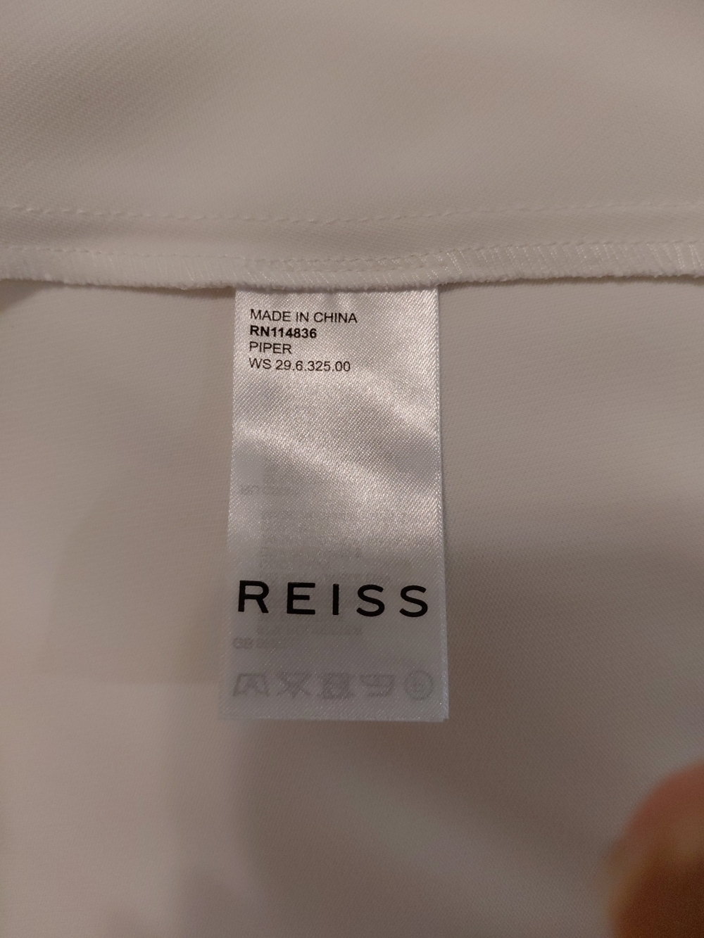 Reiss Piper Halter Neck Wrap Dress White  US 4 EUC - Picture 8 of 9